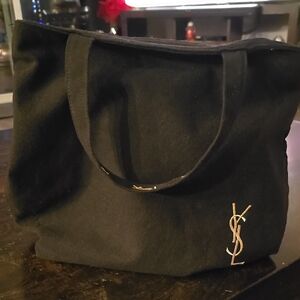 Yves Saint Laurent Black Tote Bag